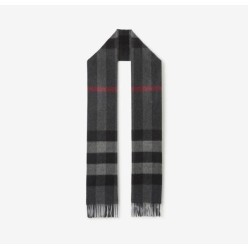 버** 머플러 그레이