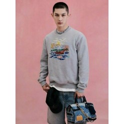 루* 피싱보트자수 맨투맨