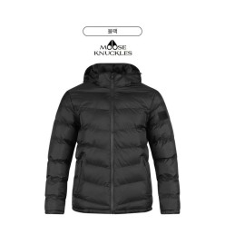 무*** 로고패치 후드 패딩 점퍼