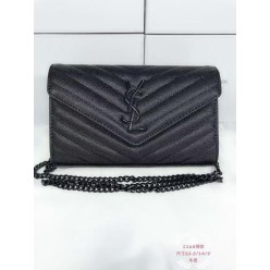 생** 흑장 캐비어 체인백