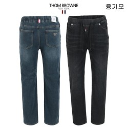 톰* 융털본딩 히든밴드 베이직핏 테이퍼드 팬츠