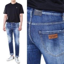 디**** 1995로고 래더패치 멀티 디스덧댐 중청 워싱진