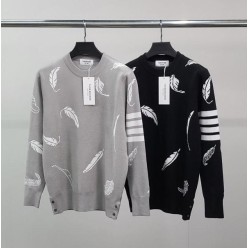 톰* 사선완장 페더 울 니트