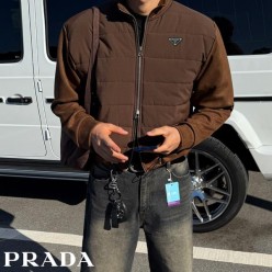 프** 스웨이드 패딩자켓