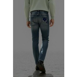 버** 보풀로고 워싱스판 데님진수입최고급