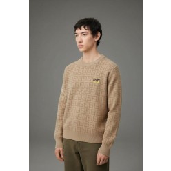 펜* 로고 보풀 자카드 라운드 니트수입최고급(남녀공용)