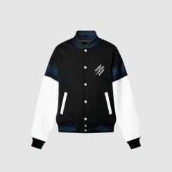 루* 코튼 저지 바시티 블루종 자켓