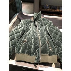 톰** 퀄팅 벨벳 패딩자켓