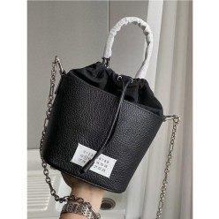 메* 마르지엘라 5AC 레더 체인 버킷백