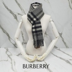 버** 컨트라스트 체크 캐시미어 머플러 310