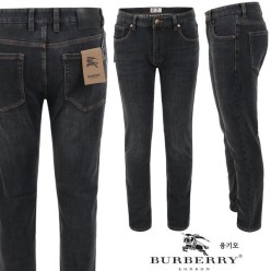 버** 기마 스틸 흑청 슬림 일자진 융 기모 원단