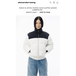 알***왕 크롭 푸퍼 다운 자켓