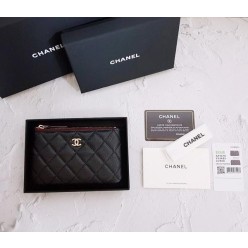 샤* 고급 박스 캐비어 미니클러치 금장