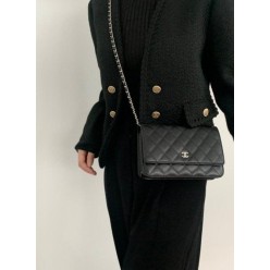 샤* 고급 박스 WOC 클래식 캐비어 은장