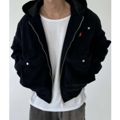 폴* 랄프로렌 크롭 코듀로이 자켓