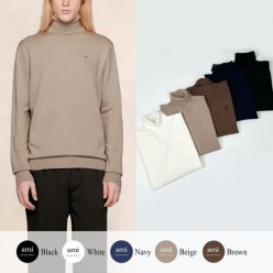 아* 드 꾀흐 까마이외 자수 터틀넥 니트