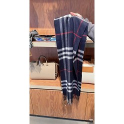 버** 클래식 체크 캐시미어 머플러