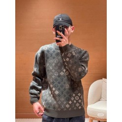 루* 모노그램 풀오버 니트 스웨터