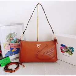 프** 고급 유진 불박크로스백 브라운