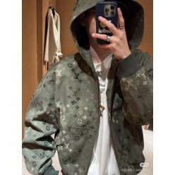 루* 엠벨리시드 후디드 블루종