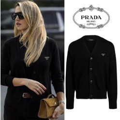 프** 트라이앵글 플레이트 커플가디건