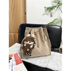 샤* 스웨이드 백팩