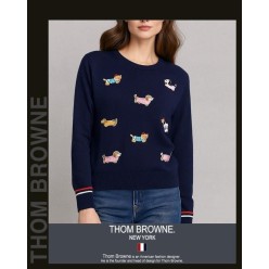 톰* 멀티플 헥터 라운드 니트(25841)