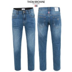 톰* 중청 스크래치 워싱 슬림팬츠