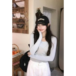 발**** 더블 로고 자수 볼캡 수입