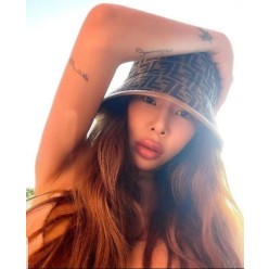 펜* FF 자카드 패브릭 버킷햇