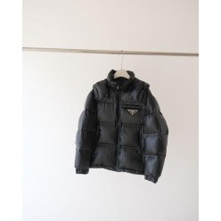 프** 25 빅 플레이트 구스다운 후드 패딩  수입