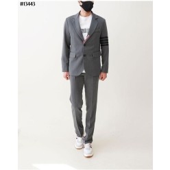 톰* 사선 플레인 우븐 클래식 수트 정장 세트