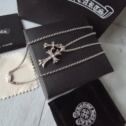 크* 더블 크로스 목걸이