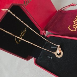 까*** LOVE 네크리스 (로즈골드)