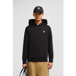 로고 패치 코튼 기모 후디