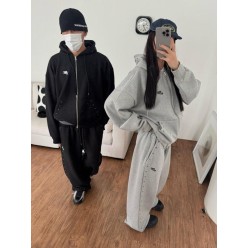 나** 스토드 후드집업세트 (기모)