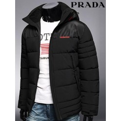 프** 프리미엄 투톤 후드 패딩