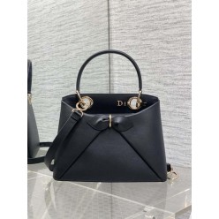 디* 말차코아 리본 토트백 블랙 신상백