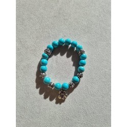 크* 비즈 팔찌 민트