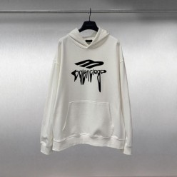 발**** 샌디드 로고 후드티