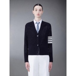 톰* 4빠 완장 포인텔 브이넥 울가디건수입고퀄(여성)