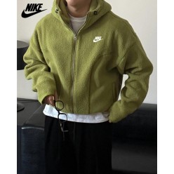 나** 자수 덤블후리스 후드 집업