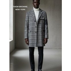 톰* 럭셔리 라인 삼선 시그니쳐 코트