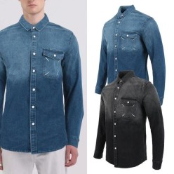 메* 마르지엘라 스티치 데님셔츠