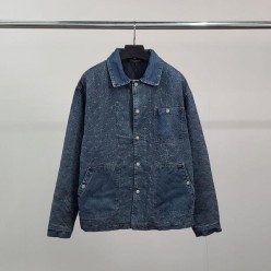 루* 퀄팅 데님 누빔 자켓