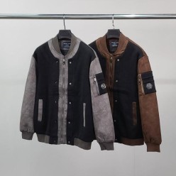 필* 니트 레이어드 자켓