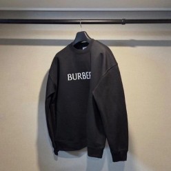 버** 로고 프린팅 코튼 맨투맨