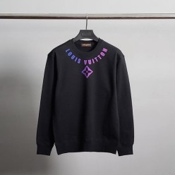 루* 넥글라스 코튼 맨투맨