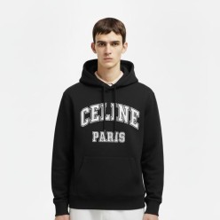 셀** 로고프린팅 코튼 후드티