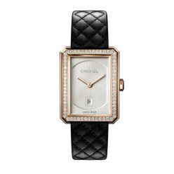 샤* 보이프렌드 화이트다이얼 골드 다이아